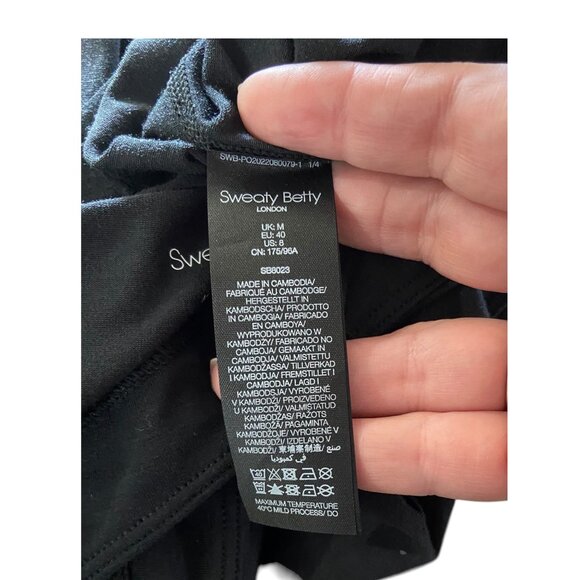 Sweaty Betty Breathe Easy Running Tank Top Black Size M NWT Workout Gym Athletic - Picture 5 of 14